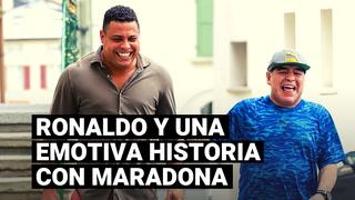 Ronaldo recordó una anécdota con Diego Maradona en España 
