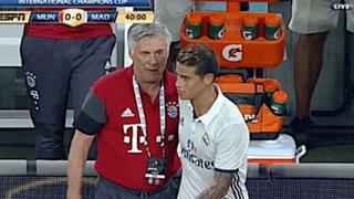 Así empezó todo: James ya 'coquetaba' con Ancelotti y el Bayern hace un año [VIDEO]