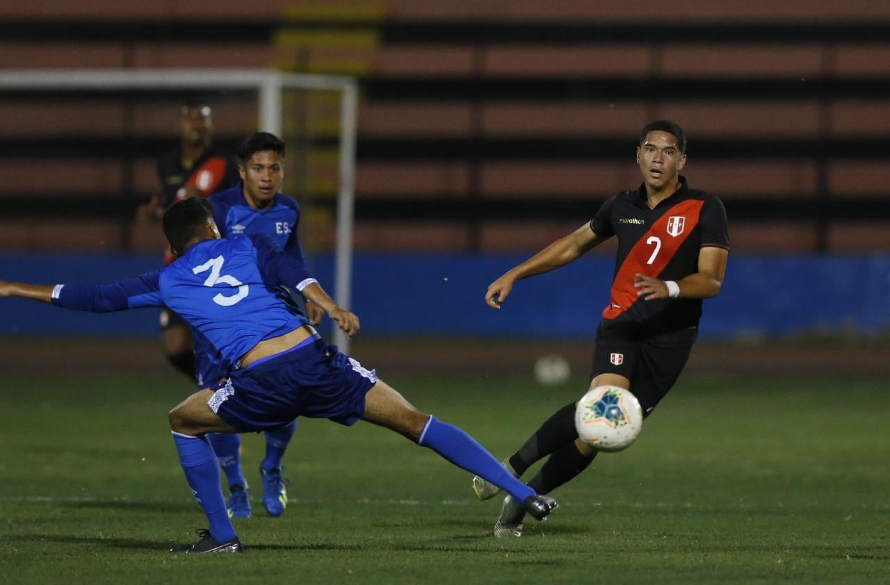 Perú enfrentó a El Salvador en amistoso internacional sub 23 | Foto: Violeta Ayasta/GEC