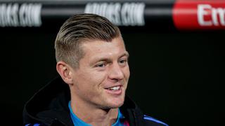 Su cara de felicidad lo dijo todo: Kroos entrenó con normalidad y apunta a titular frente al PSG