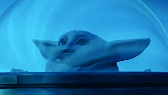 En el estreno de la temporada 3 de "The Mandalorian", Grogu se quedó maravillado con unas sombras en forma de ballena mientras viajaba en el hiperespacio (Foto: Lucasfilm)