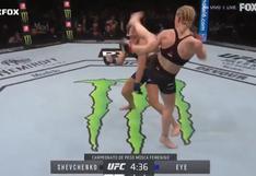 ¡Pura potencia! Valentina Shevchenko noqueó a Jessica Eye con brutal patada a la cabeza en el UFC 238 [VIDEO]