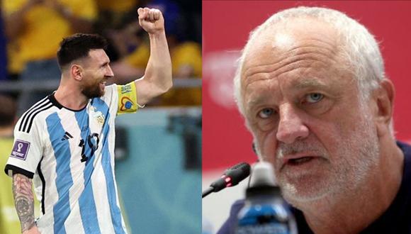 Lionel Messi abrió el marcador a favor de Argentina ante Australia. (Foto: Reuters / AFP)