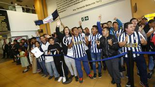 Alianza Lima llegó y los hinchas armaron la fiesta en el aeropuerto [VIDEO]