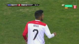 Alexis Arias debuto oficialmente con la Selección Peruana [VIDEO]