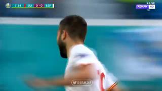 Con ayuda helvética: Alba marca el 1-0 de España - Suiza por cuartos de la Eurocopa [VIDEO]