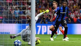 En modo 'Principito': Griezmann marcó el 1-0 en el Atlético Madrid vs Brujas por Champions [VIDEO]
