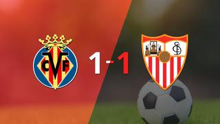 Empate a uno entre Villarreal y Sevilla