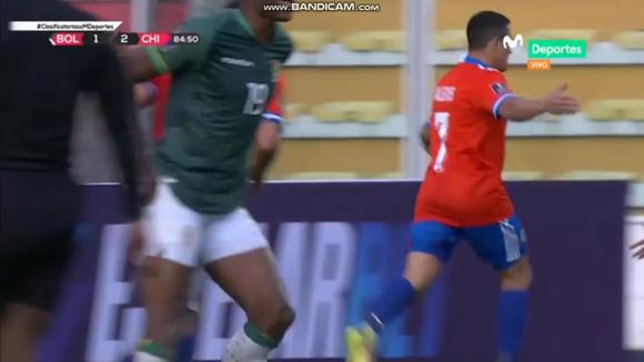 Gol de Alexis Sánchez en Chile vs.  Bolivia por las Eliminatorias Qatar 2022. (Video: Movistar Deportes)