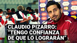 Claudio Pizarro confía que la Selección Peruana clasificará al Mundial