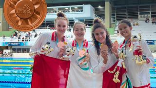 ¡Perú sigue sumando! Medallas de bronce en natación femenina en Suramericanos