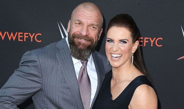 Triple H y Stephanie McMahon. (WWE)