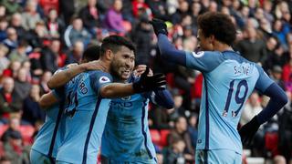 Con gol de Agüero, Manchester City derrotó 2-0 a Sunderland por la Premier League