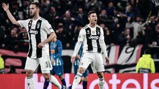 "¡Siuuuuu!": cabezazo de Cristiano para gol de Juventus ante Atlético de Madrid [VIDEO]