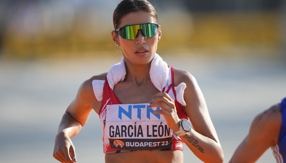Kimberly García ganó en los 20 kilómetros del Podêbrady 2024, en República Checa. (Foto: AP)
