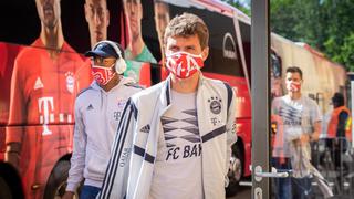 Con mascarillas y bien distanciados: así fue la llegada del Bayern al estadio para chocar ante Union Berlin [FOTOS]