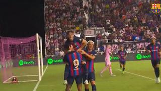 Una promesa en el campo: gol de Gavi para el 4-0 de Barcelona vs. Inter Miami [VIDEO]
