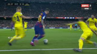 'The Best' hay uno solo: la espectacular jugada de Messi que volvió locos a cuatro rivales del Villarreal [VIDEO]