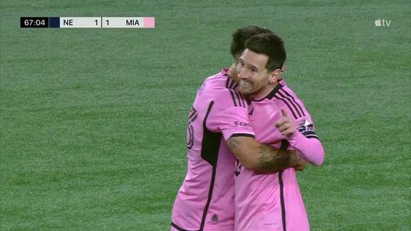 Lionel Messi anotó su segundo gol al New England Revolution por la MLS. (Video: Apple TV)