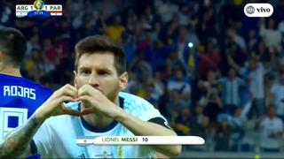 Para ponerle lo que le faltaba a Argentina: Messi marcó el empate ante Paraguay en Belo Horizonte [VIDEO]