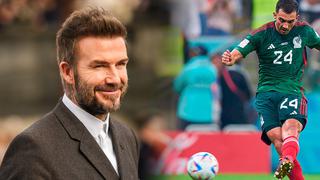 Se ‘enamoró’: ¿por qué Beckham quedó cautivado con el gol de Luis Chávez a Arabia Saudita?