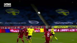 La asistencia de Zlatan es medio gol: el tanto de Claesson para el 1-0 de Suecia vs. Georgia [VIDEO]