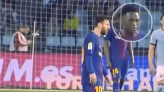 ¡Abusivo! La furia de Lionel Messi contra Yerry Mina en un terrible regaño en Liga [VIDEO]