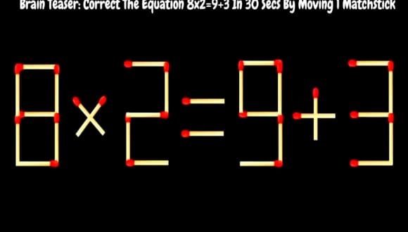 Piensa y analiza, pues tendrás solo 1 movimiento y 20 segundos para corregir la ecuación.| Foto: fresherlive