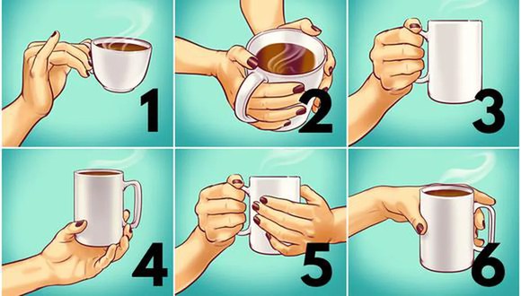 ¿Virtudes y defectos? Descúbrelos en este test visual de acuerdo a cómo sostienes tu taza. (Foto: Genial.Guru)