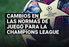UEFA anuncia cambios en las normas de juego para la vuelta de la Champions League