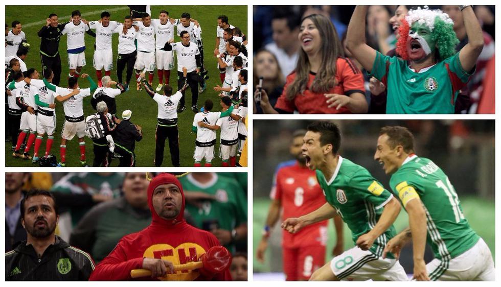 Las postales del festejo de México tras la clasificación al Mundial Rusia 2018. (AFP / Reuters)