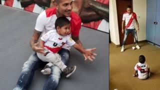 Paolo Guerrero mostró todo su corazón al jugar con niño de la Teletón 2018 [VIDEO]