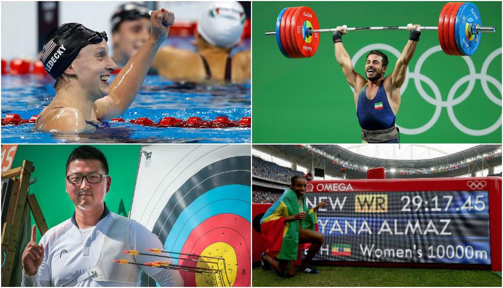 Mira en esta galería a los deportistas que han roto récord mundial en Río 2016