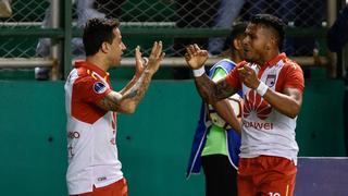 Santa Fe venció 2-1 a Deportivo Cali y clasificó a las semifinales de Copa Sudamericana 2018