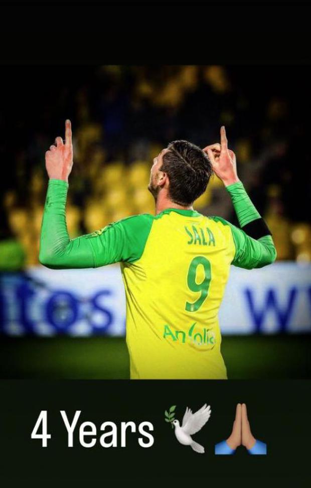 Kyalian Mbappé remembered Emiliano Sala. (Photo: Instagram capture)