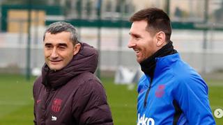 La despedida de Leo: el conmovedor mensaje de Messi para Valverde