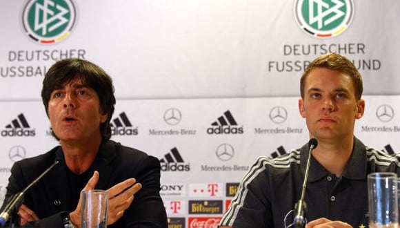 Löw y Neuer, campeones del mundo con Alemania en el 2014. (Foto: AFP)