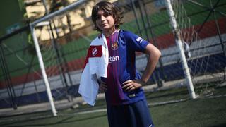 Ya conoce a Messi: el canterano del Barcelona que sueña con jugar por la Selección Peruana [FOTOS]