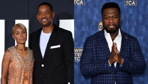 El rapero 50 Cent no dudó en difundir la conversación que tuvo con Will Smith y lo que este le respondió en Instagram (Foto: AFP)