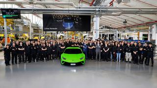 ¡Un éxito! Lamborghini celebra las 10 mil unidades producidas del superdeportivo Huracan