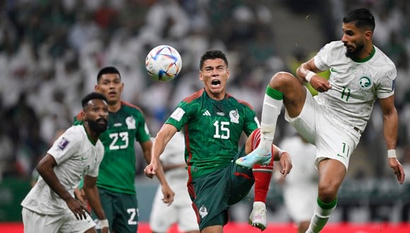 México vs. Arabia Saudita en partido por la fecha 3 del Grupo C del Mundial Qatar 2022. (Foto: AFP)
