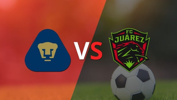 Comenzó el segundo tiempo y Pumas UNAM está empatando con FC Juárez en el estadio Olímpico Universitario
