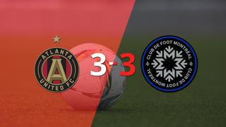 Lluvia de goles en el estadio Mercedes-Benz Stadium, Atlanta United y CF Montréal rescataron 1 punto