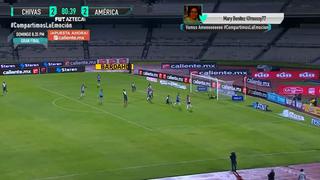 Ángel Zaldivar pone arriba a Chivas: el gol del 3-2 ante América tras error de Paco Memo en Copa por México [VIDEO]