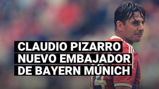 Bayern Múnich fichó a Claudio Pizarro para que se convierta en su nuevo embajador 
