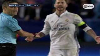 Sergio Ramos: el gol anulado de Real Madrid a Sevilla en la Supercopa