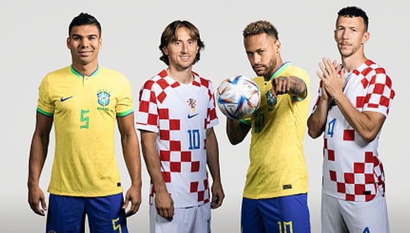 Brasil vs. Croacia se enfrentan por el pase a semifinales del Mundial Qatar 2022. (Getty Images)