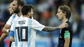 "No puede hacer todo solo": la defensa de Modric a Messi tras goleada a Argentina en el Mundial