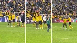 Gesto de ‘crack’: la reacción de Erling Haaland con un hincha del Dortmund [VIDEO]