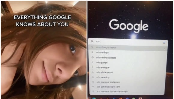 El video viral que muestra cómo descubrir lo que Google cree saber sobre ti. (Foto: @yorgoandlea / TikTok)